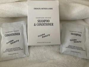 Cuvee Beauty Champagne Infused Shampoo & Conditioner Packets .08 oz 24 Ml ea New - Picture 1 of 7