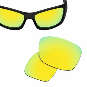 Replacement Lenses for-OAKLEY Hijinx Sunglasses 24K Gold UVA&UVB-Polycarbonate - Picture 1 of 5