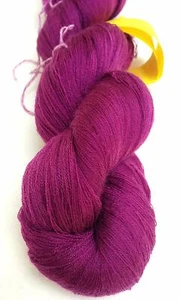 Yarn Place Heaven Skein Lace Wt. Tencil/Merino 125g 3280 yds Magenta #231 - Picture 1 of 1