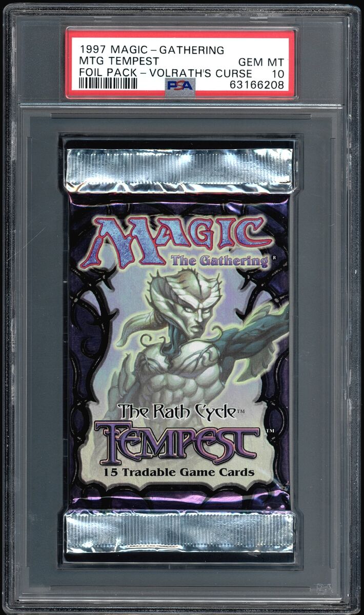 Magic: The Gathering Tempest Sealed Collectible Card Game Magic: The Gathering Tempest Sealed Collectible Card Game
