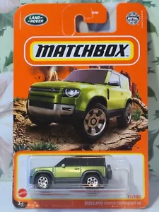 Matchbox 2020 Land Rover Defender 90 - Green #11 11/100 2021 Basic Car - Picture 1 of 9