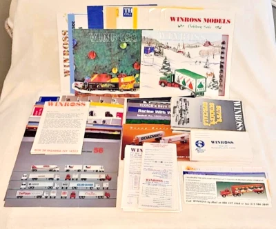 Lote de Catálogos Diecast WINROSS De Colección - Boletines - Formularios de Pedido - Sobres Foto 1 de 4