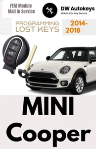 2014 - 2018 MINI Cooper Smart key fob Programming FEM BDC MAIL-IN MODULE SERVICE - Bild 1 von 7
