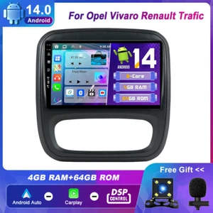 Per Renault Vauxhall Vivaro B 2014-2019 Android 14.0 Autoradio CarPlay NAVI GPS - Foto 1 di 17