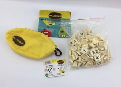 Yellow 1 Set Word Play Family Fun Game Bananagrams Crossword Bananagram Kid Toy - image 1 of 4