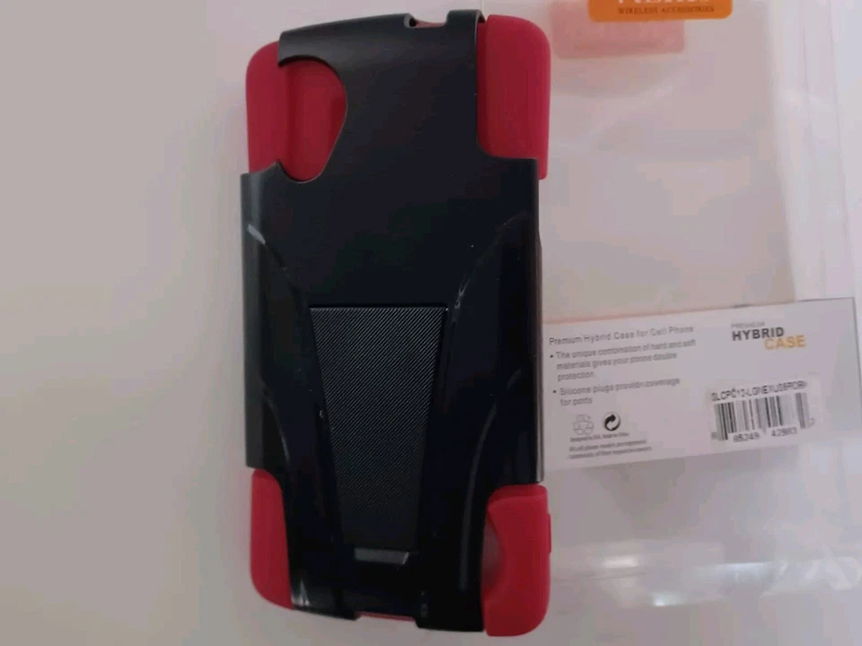 Reiko Silicon Case with Protector Cover with New Type Kickstand for LG Nexus 5, - Image 1 of 4