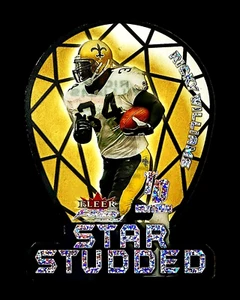 Ricky Williams - Fleer Focus Star 2000 tachonado edición TD/2 - Touchdown #02/02 - Imagen 1 de 4
