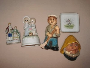 "OLD SALT"  (Fisherman)  1971 Bossons Chalk Ware + ORZECK MAN + 3 ITEMS - Picture 1 of 9