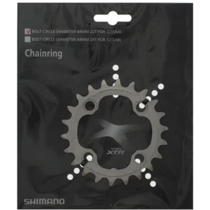 Anillo de cadena interior Shimano Deore/SLX/XT 24T/26T/28T 64 mm acero BCD REINO UNIDO MTB/Trekking - Imagen 1 de 9