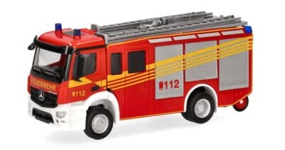 HERPA - Véhicule de pompiers - MERCEDES BENZ Actros S HLF 2000 - 1/87 - HER09... - Photo 1/4