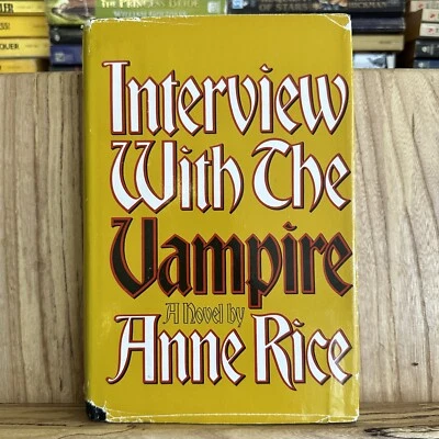 Interview With the Vampire Anne Rice 1st Book Club Edition BCE HCDJ 1976 Horror Foto 1 de 4