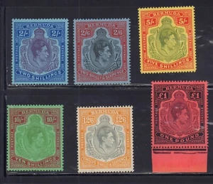 BERMUDA 1942-1951 123a, 124a, 125a, 126a, 127a, come nuovo MNH - Foto 1 di 2