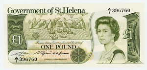 Saint Helena .. P-9a ... 1 Pound ... ND (1981) ...  Choice *UNC*🤩 - Picture 1 of 2