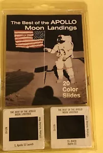 Finley’s Holiday Films Best Apollo Moon Landings 20 Color Slides #11, 15 Others - Picture 1 of 2