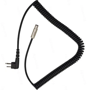 Racing Headset Spiral Cable with M1 2-Pin to 5-Pin MiniXLR to Connect Radio - Picture 1 of 8
