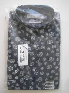 CAMICIA NICK GRAHAM OVUNQUE MODERN FIT BLU NAVY Performance Elasticizzata $65 - Foto 1 di 2