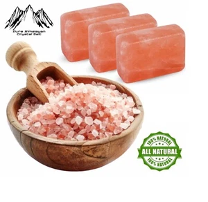 ORGANIC PINK HIMALAYAN SALT COARSE/CHUNKS 1KG, 2KG, 5KG,10KG WITH SALT SOAP - Picture 1 of 5
