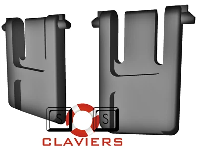 HP KU-1156 Keyboard Spare Replacement Tilt Leg Stand Foot Feet Set - Image 1 of 4