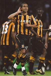 HULL * GEOVANNI SIGNED 12x8 ACTION PHOTO+COA - Imagen 1 de 1
