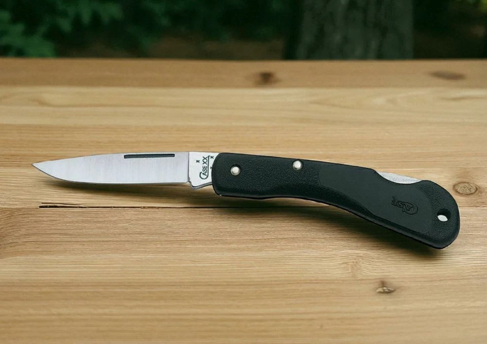 Cuchillo Plegable Case Mini Blackhorn Lockback Hoja de Acero Inoxidable Mango Zytel Foto 1 de 1