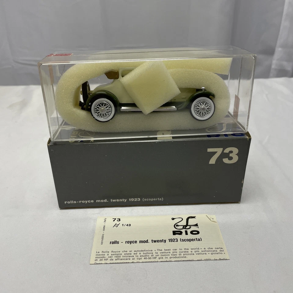 RIO NO.73 1:43 SCALE DIE CAST MODEL 1923 ROLLS ROYCE, See Pics! - Image 1 of 4