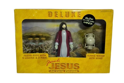 Accoutrements Deluxe Miracle Jesus Action Figure Glow in Dark Hands - Image 1 of 3