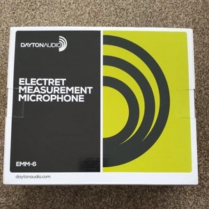 Dayton Audio EMM-6 - XLR Measurement Microphone - Clip/Tripod/Shield - FREE P&P - Picture 1 of 8