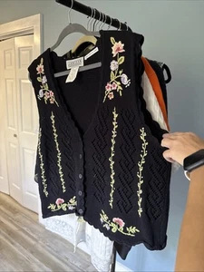 Vintage Damen Bekleidungspaket 13 Teile M-XXL Cottagecore Preppy Weste Jacke Plus 80er 90er - Bild 1 von 24