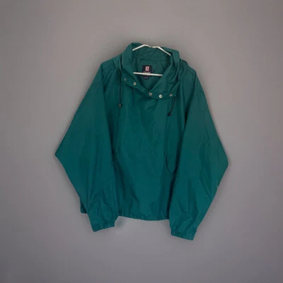 Chaqueta cortavientos vintage Chaps Ralph Lauren para hombre verde mediana Foto 1 de 4