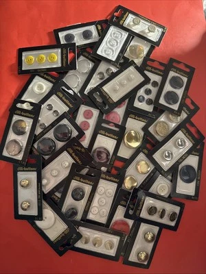 370 Packages, Packs DILL Buttons Vintage Made In Germany Lot Brand New Assorted! - Image 1 of 4