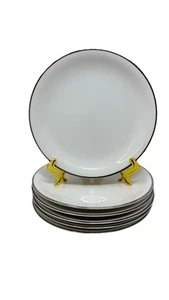 Noritake China Silverdale (5594) 7 & 7/8 Zoll Salatteller Platin Silberrand - Bild 1 von 8