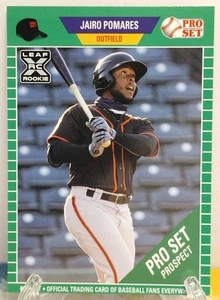 Jairo Pomares RC Green Parallel 2021 Leaf Pro Set San Francisco Giants Rookie - Picture 1 of 2