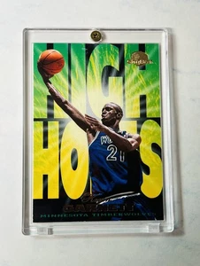 Skybox Premium 1995-96 Kevin Garnett High Hopes Rookie RC #HH10 Timberwolves - Imagen 1 de 2