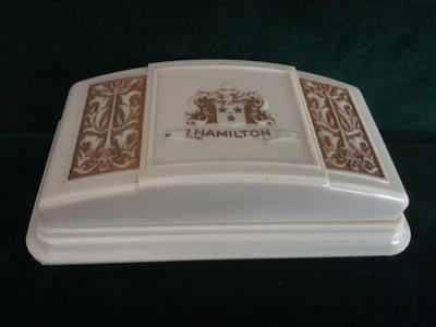 Art Deco Style Hamilton Presentation Watch Celluloid Box. Vintage.  - Image 1 of 4