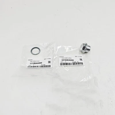 New Oil Drain Plug & Gasket OEM For 1985-2021 Subaru Impreza Legacy Forester - Image 1 of 4