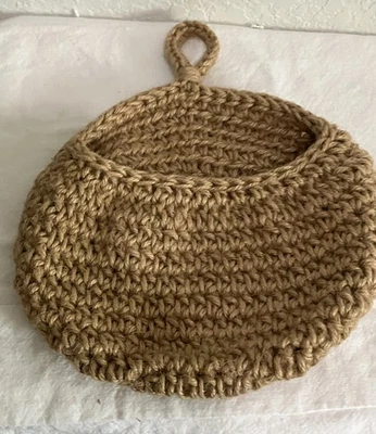 Jute Tear Drop Storage Hanging Basket for Fruit/Veggies/Plants - NEW w/o tag! - Image 1 of 2