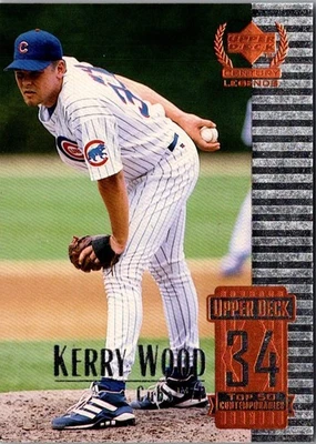 1999 Upper Deck Century Legends Kerry Wood #84 Chicago Cubs Baseball Card - Image 1 of 2