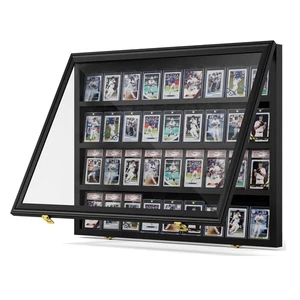 36 Card Trading Card Display Frame - Wall Mount, UV Protection Included - Picture 1 of 8