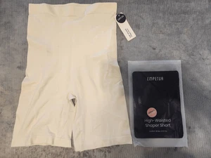 NWT Shapermint Empetua High Waisted Cream Shaper Shorts 3XL - Picture 1 of 6
