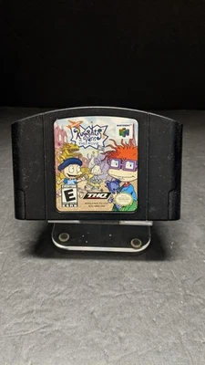 Nintendo 64 Nickelodeon Rugrats In Paris Game Cartridge Tested Working USA 2000 - Image 1 of 3