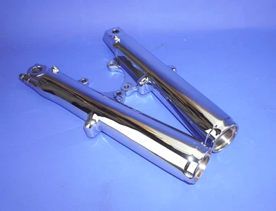 HARLEY 1985-1999 TOURING ROAD KING GARFO PERNAS TROCA CROMADA - Imagem 1 de 4