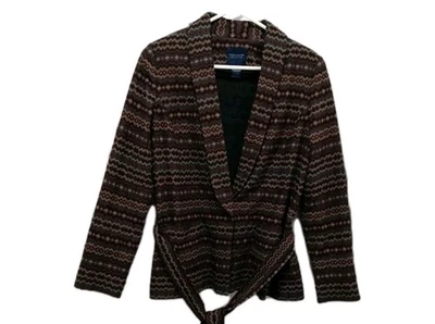 Blazer geométrico multicolor XL Doncaster Collection para mujer Foto 1 de 4