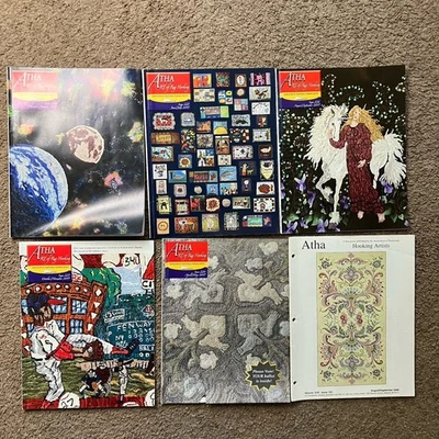 Lot of 6 ATHA Art of Rug Hooking Magazine - Image 1 of 4