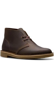 Clarks Herren Shepton Dunkelbraun Leder 26179927 8M - Bild 1 von 11