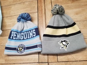 (2) Lotto Pom Pom Invernali Pittsburgh Penguins Maglia - Foto 1 di 1