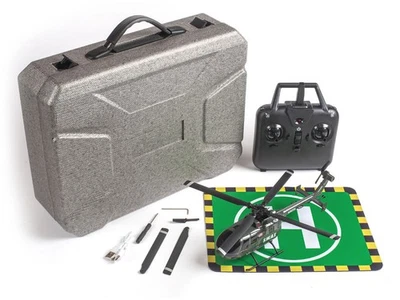 Rage RC Hero-Copter 4 Blade RTF Helicopter SWAT w/carry case RGR6053 - Image 1 of 2