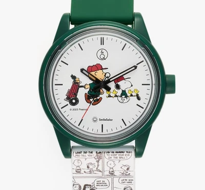 Citizen Q&Q SmileSolar R02A-509VK Peanuts Green Solar Eco Watch JDM Fr/s - Image 1 of 4