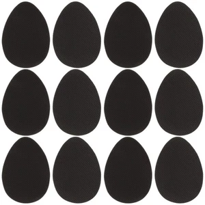 6 Pairs High- Heeled Sole Pads Sole Anti-slip Pads Black Shoe Grips Stickers - Foto 1 di 11