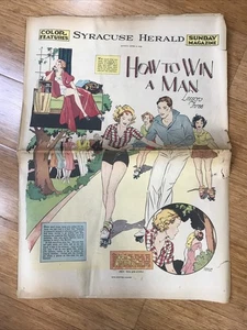 Sunday Magazine Syracuse Herald Newspaper  April 8, 1934￼ - Picture 1 of 6