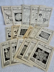 wORK BASKET HOME NEEDLECRAFT PLEASURE PROFIT PB BOOKLET LOT VINTAGE neocurio - Picture 1 of 3